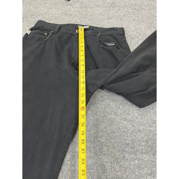 KIKWEAR 90s Denim Y2K Skater Baggy Wide Leg Jeans 34x33 Streetwear Raver Hip Hop - Picture 10 of 13